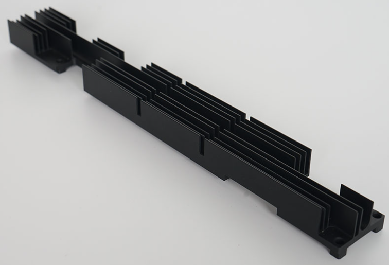 Aluminum Extrusions Heatsinks With Black Anodized